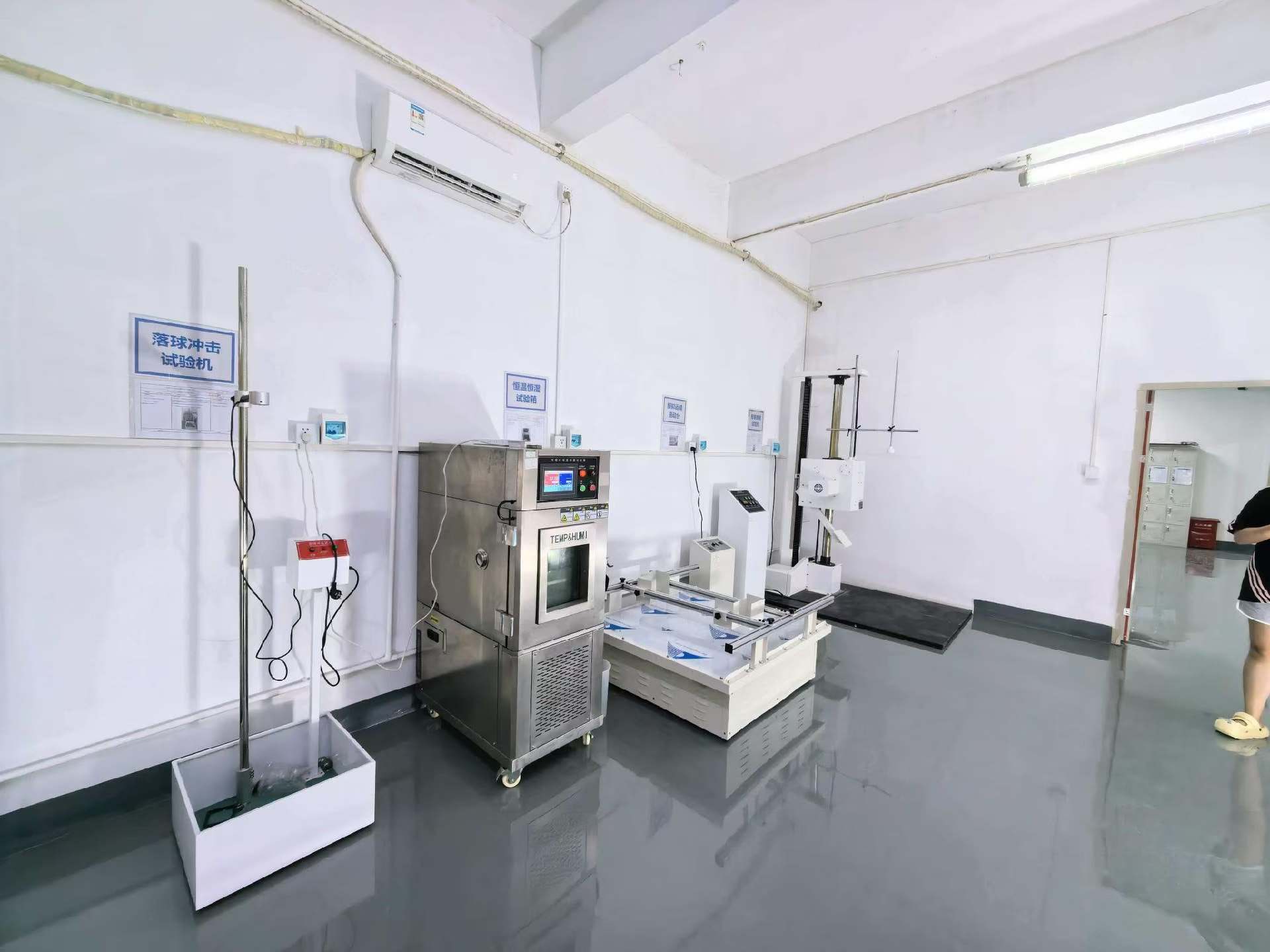 Ball-impact, temperature-humidity and tensile test equipment